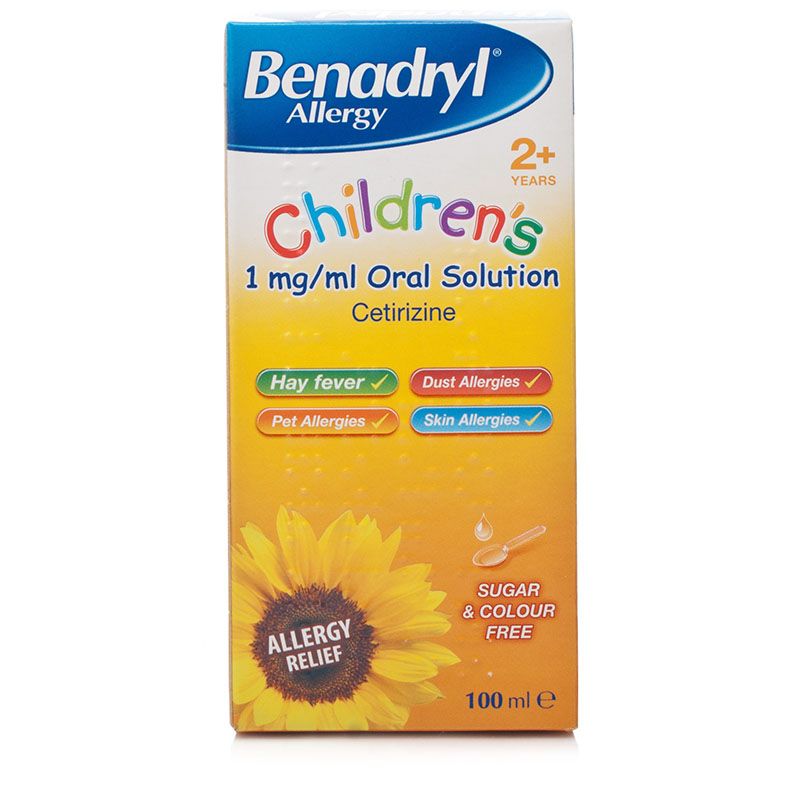 Benadryl Allergy Childrens Solution  100ML