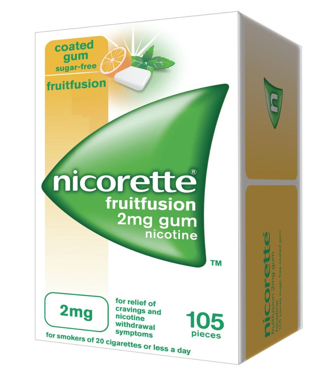 Nicorette Fruitfusion Gum 2MG  105S