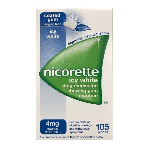 Nicorette Icy White Gum 4MG  105