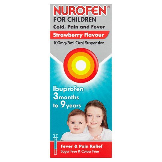 Nurofen For Children Cold Fever&Pain Orn  100ML