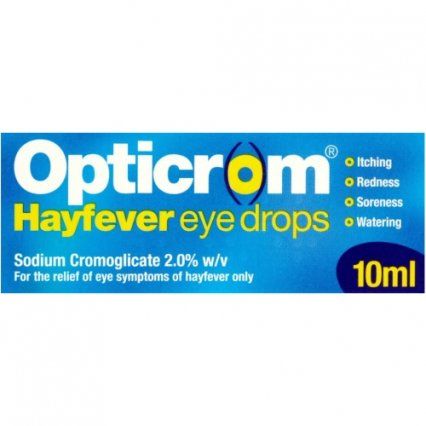 Opticrom Hayfever Eye Drops  10ML
