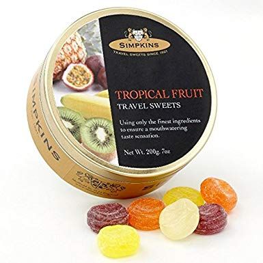 Simpkins Tin [Tropical] Travel Sweets  200GM
