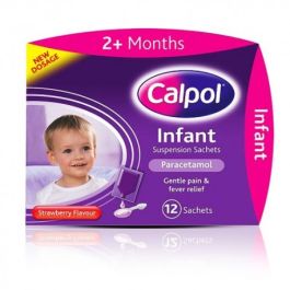 Calpol Infant Suspension Sachets  5ML X 12