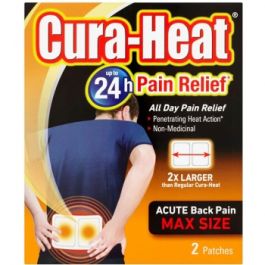 Cura-Heat Back Pain Max Size  2Sachet