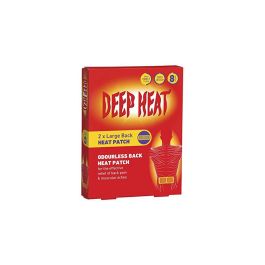 Deep Heat Patch For Back Pain  2 Pads