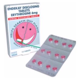 Endekay Disclosing Tablets Erythrosine  6MG