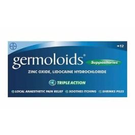 Germoloids Triple Action Suppos Std  12S