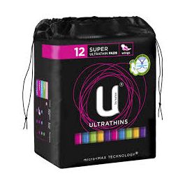 Kotex Ultra Thin Super With Wings  12S