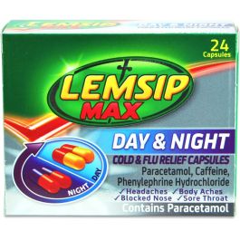 Lemsip Max Day & Night C&F Relief Caps  24