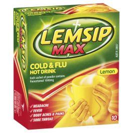 Lemsip Max Strength Sachet Lemon  10S