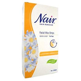 Nair Facial Wax Strips  12S