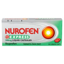 Nurofen Express 200MG Liquid Capsules  16S