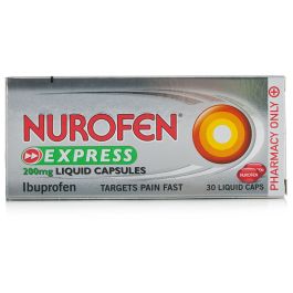 Nurofen Express 200MG Liquid Capsules  30S