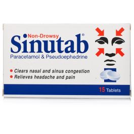 Sinutab Non Drowsy Tablets  15S