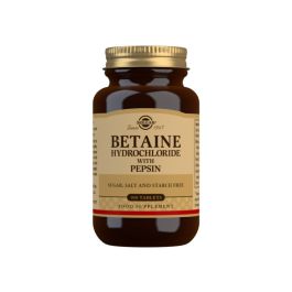 Solgar Betaine Hydrochloride with Pepsin 100 Tablets