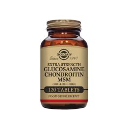 Solgar Extra Strength Glucosamine Chondroitin MSM (Shellfish-free) 120 Tablets