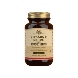 Solgar Vitamin C 500MG with Rose Hips 100 Tablets