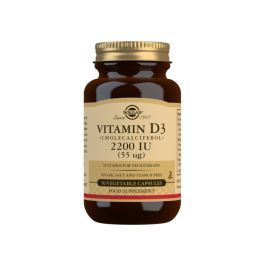Solgar Vitamin D3 (Cholecalciferol) 2200 IU 50 Veg. Caps