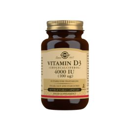 Solgar Vitamin D3 (Cholecalciferol) 4000 IU 60 Veg. Caps