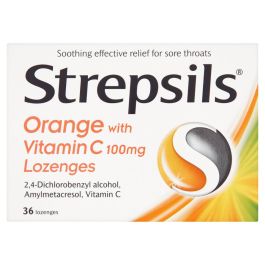 Strepsils Orange & Vitamin C  36
