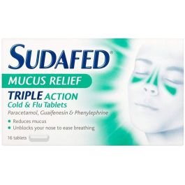 Sudafed Mucus Relief Tabs  16S