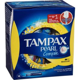 Tampax Compak Pearl Regular  18S