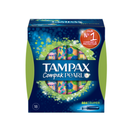 Tampax Compak Pearl Super  18CT
