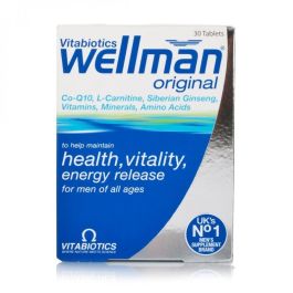 Vitabiotics Wellman Hlth & Vitality Tabs  30S