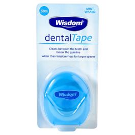 Wisdom Inderdental Dental Tape Mint  50M