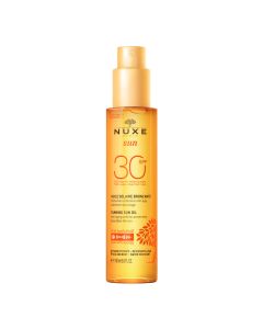 NUXE Tanning Sun Oil SPF30 High Protection Face & Body 150ml
