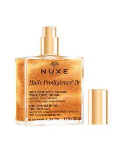 NUXE Huile Prodigieuse Or Shimmering Multi-Purpose Dry Oil for Face Body and Hair 100ml
