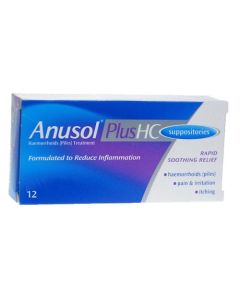 Picture of Anusol Plus Hc Suppositories  12S