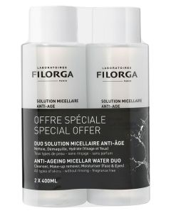 Picture of Filorga Anti Ageing Micellar Solution physiological cleanser and make up remover DUO PACK 2x400ML