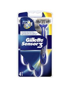 Picture of Gillette Sensor 3 Disp Razor [Men] 4 Pack