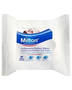 Picture of Milton Anti-Bacterial Surface Wipes  30