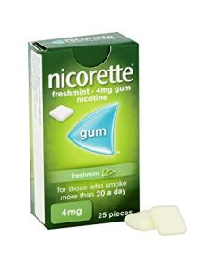 Picture of Nicorette Freshmint Gum 4MG  25S
