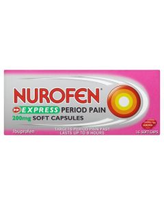 Picture of Nurofen Express Period Pain Caps  16S