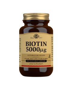 Picture of Solgar Biotin 5000MCG 100 Veg. Caps