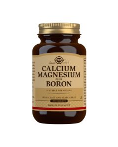 Picture of Solgar Calcium Magnesium plus Boron 250 Tablets
