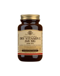 Picture of Solgar Dry Vitamin E 268MG (400 IU) 50 Veg. Caps
