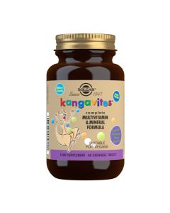 Picture of Solgar Kangavites Complete Multivitamin & Mineral Formula for Children (Bouncing Berry) 60 Chewable Tablets