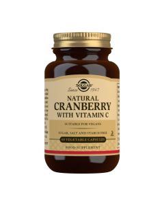 Picture of Solgar Natural Cranberry with Vitamin C 60 Veg. caps