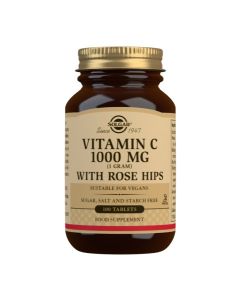 Picture of Solgar Vitamin C 1000MG with Rose Hips 100 Tablets