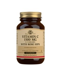 Picture of Solgar Vitamin C 1500MG with Rose Hips 90 Tablets