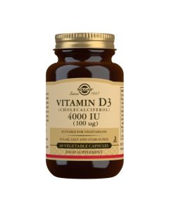 Picture of Solgar Vitamin D3 (Cholecalciferol) 4000 IU 60 Veg. Caps