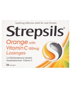 Picture of Strepsils Orange & Vitamin C  36