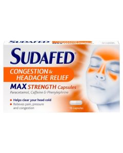 Picture of Sudafed Congestion Headache Max Strength  16