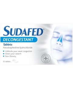 Picture of Sudafed Decongestion Tab Non Drowsy  12S