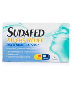 Picture of Sudafed Mucus Relief Day & Night Caps  16