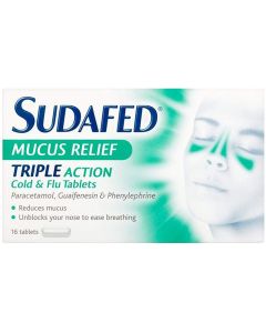 Picture of Sudafed Mucus Relief Tabs  16S